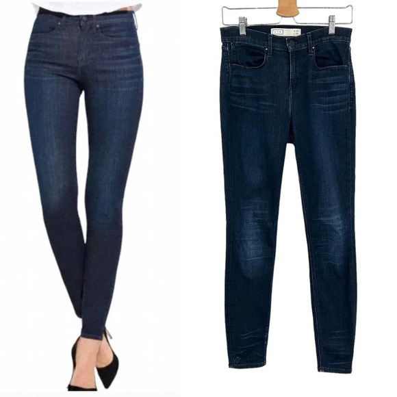 AYR Skinny Dark Wash Whiskered Jeans Denim‎ Size 29 - Picture 1 of 10